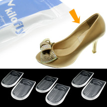 kilofly Silicone Cushion Shoe Insoles - Heel [Set of 3]