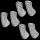kilofly Silicone Cushion Shoe Insoles - Foot Arch [Set of 3]