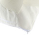 kilofly Home Decor Throw Pillow Cover, 18" x 18", 3D Dahlia, Off White