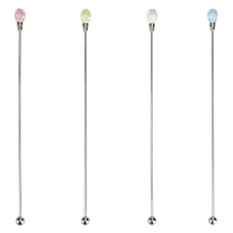 kilofly Rhinestone Party Stir Swizzle Stick Value Pack, Set of 4