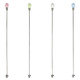 kilofly Rhinestone Party Stir Swizzle Stick Value Pack, Set of 4