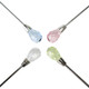 kilofly Rhinestone Party Stir Swizzle Stick Value Pack, Set of 4