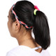kilofly 4pc Girls Nonslip Grip Braided Headbands Teens Sports Hair Elastic Bands