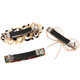 kilofly 3pc Classic Hair Clip Barrette Ponytail Accent Pin Value Pack + Gift Box