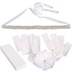 kilofly 2pc Women's Crystal Bridal Belt Wedding Dress Waistband Sash + Gift Box