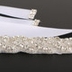 kilofly 2pc Women's Crystal Bridal Belt Wedding Dress Waistband Sash + Gift Box