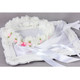 kilofly Flower Girls Wedding Floral Wreath Headpiece + Necklace Bracelet Set