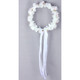 kilofly Flower Girls Wedding Floral Wreath Headpiece + Necklace Bracelet Set