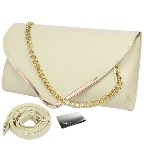 kilofly Women's Fashion Purse Party Clutch Shoulder Bag Envelope Strap Handbag