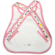 KF Baby 4pc Soft Waterproof Cotton Absorbent Wrap Snap Lock Drooler Bibs Set