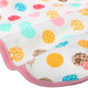 KF Baby 4pc Soft Waterproof Cotton Absorbent Wrap Snap Lock Drooler Bibs Set
