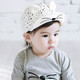 KF Baby 2pc Unisex Soft Brim Snapback Baseball Cap Infant Toddler Kid Beanie Hat