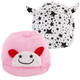 KF Baby 2pc Unisex Soft Brim Snapback Baseball Cap Infant Toddler Kid Beanie Hat