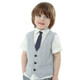 kilofly 3pc Pre-tied Adjustable Zipper Tie Kids Neck Strap Boys Baby Necktie