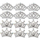 kilofly 12pc Princess Party Favor Crown Crystal Rhinestone Tiara Hair Comb Clip
