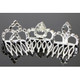 kilofly 13pc Princess Party Favor Crown Crystal Rhinestone Tiara Hair Comb Clip