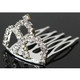 kilofly 13pc Princess Party Favor Crown Crystal Rhinestone Tiara Hair Comb Clip