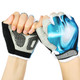 kilofly Breathable Silicone Gel Half Finger Cycling Biking Gloves, 2 Pairs Set