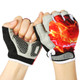 kilofly Breathable Silicone Gel Half Finger Cycling Biking Gloves, 2 Pairs Set
