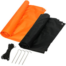 kilofly 2pc Lightweight Outdoor Picnic Beach Mat Value Pack + 4 Pegs, 10m Rope