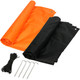 kilofly 2pc Lightweight Outdoor Picnic Beach Mat Value Pack + 4 Pegs, 10m Rope