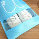 kilofly 10pc Travel Sleeve Transparent Storage Organizer Drawstring Shoe Bag Set