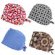 kilofly 4pc Adjustable Tie Back Surgical Scrub Cap Medical Doctor Bouffant Hats
