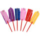 kilofly 6 Sets Kids Gymnastic Ribbon Wands + Athletic Dance Rainbow Scarves
