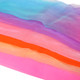 kilofly 6 Sets Kids Gymnastic Ribbon Wands + Athletic Dance Rainbow Scarves