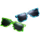 kilofly 10pc 8-Bit Pixel UV Protect Gamer Sunglasses Adult Kids Party Favors