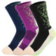 kilofly 3 Pairs Unisex Athletic Non-Slip Football Sports Cushion Mid Calf Socks