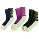 kilofly 3 Pairs Unisex Athletic Non-Slip Football Sports Cushion Mid Calf Socks