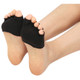 kilofly 4 Pairs Women's No Show Five Toe Heelless Forefoot Half Boat Socks Set