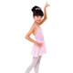kilofly 3pc Girls Ballerina Sheer Wrap Ballet Tutu Dress Dance Skirts Value Pack