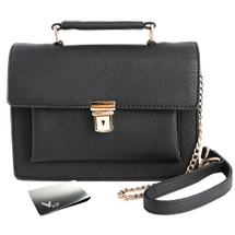 kilofly Women Top-Handle Crossbody Chain Purse Satchel Shoulder Bag + Money Clip