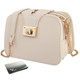 kilofly Women's Faux Leather Chain Clutch Party Purse Shoulder Bag + Money Clip