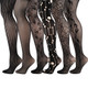 kilofly 6pc Women's Sexy Fishnet Pantyhose Sheer Lace Stocking Tights Value Pack