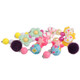 kilofly 6 Pairs Girls Princess Party Favor Jewelry Clip On Earrings Value Pack