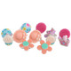 kilofly 6 Pairs Girls Princess Party Favor Jewelry Clip On Earrings Value Pack