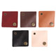 kilofly 5pc Genuine Leather Cord Management Keeper Snap Lock USB Cable Holder