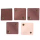 kilofly 5pc Genuine Leather Cord Management Keeper Snap Lock USB Cable Holder