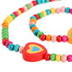 kilofly 6 Sets Princess Party Favors Girls Jewelry Value Pack + Gift Pouches