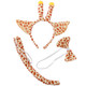 kilofly 4 Sets Kids Animal Ear Headband Bowtie Tail Cartoon Costume Party Favors