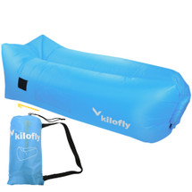 kilofly Inflatable Lounger Waterproof Portable Couch Beach Camp Bag Air Sofa Bed