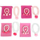 kilofly Princess Jewelry Value Pack of 4, Necklace, Bracelet, Earrings, Ring
