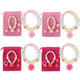 kilofly Princess Jewelry Value Set of 4, Necklace, Bracelet, Earrings, Ring