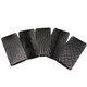 kilofly 5 Pairs Women Black Ultra Thin Stay Up Knee High Socks Fishnet Stockings