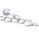 kilofly 2pc Women Elegant Silver Metal Thin Chain Clasp Skinny Belts Waist Bands