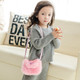 kilofly 2pc Little Girls Plush Purse Handbag Shoulder Bag + Detachable Strap Set