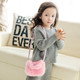 kilofly Little Girls Plush Purse Handbag Shoulder Bags + Faux Pearl Jewelry Set